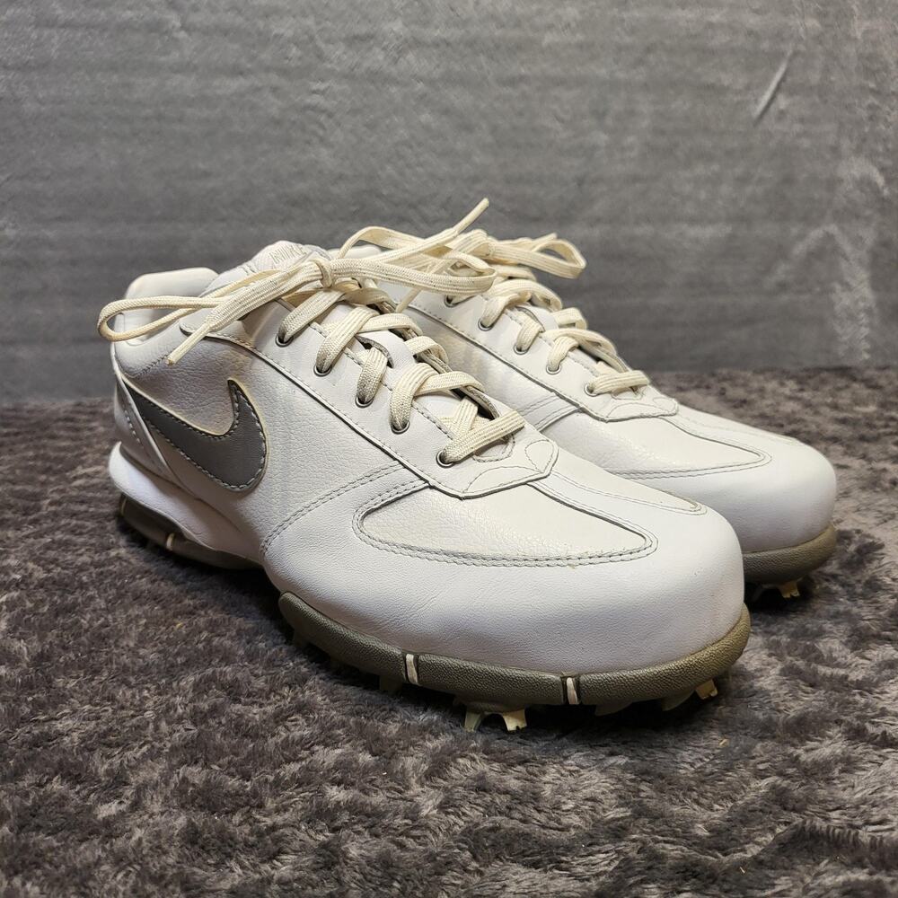 Nike‎ Air Zoom Classic Shoes Mens Size 7 Golf Leather Cleats 314914-100